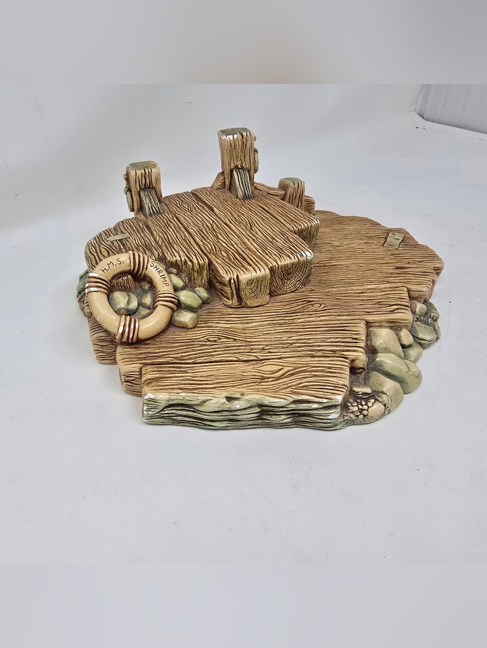 Pendelfin Stonecraft Made in England Large Dock Ocean Lake Fish Vintage 90s Y2K